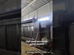 Servo Intelligente Gabion Mesh Maschine in Betrieb. Steigung Stabilisierung und Überschwemmung Kontrolle