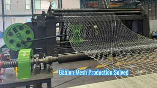 100 x 120 mm automatische Gabionen-Maschenmaschine für die Herstellung von Gabionenkästen