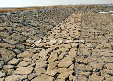 Professional Gabion Box 100 x 120mm Mesh Size For Steep Slopes Lining
