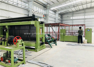 kaufen Galvanisierte Breiten-sechseckige Draht-Hochleistungsmaschine Gabions-Maschinen-3300mm Online-Herstellung