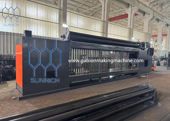 kaufen 30kw Motorkraft Galvanisierte Gabionmaschine zur Herstellung von Galvanisierten Drahtnetzen Online-Herstellung