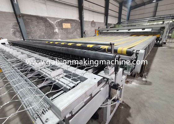 kaufen Plc-Kontrollsystem-automatische eingewickelte Rand Gabions-Maschinen-Rand-Verpackungs-Maschinen-Doppelt-Torsion Online-Herstellung