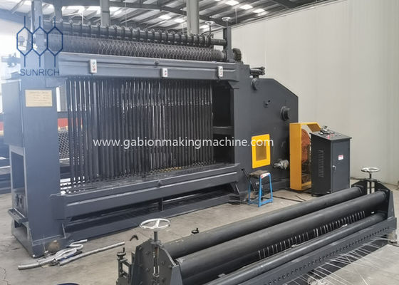 kaufen 60x70mm Gabion Mesh Machine For PVC beschichtete Draht mit 2300mm spinnender Breite Online-Herstellung